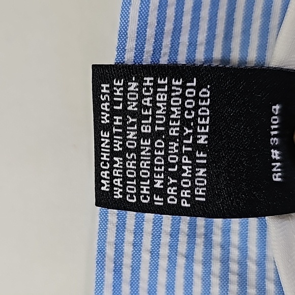 Mens PRO TOUR Cool Play Golf Shorts blue & white stripe seersucker size 40 - Picture 10 of 11